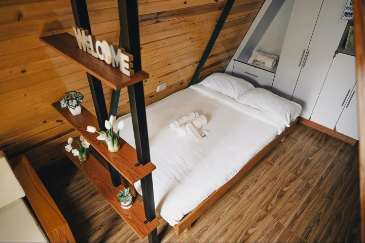 Cabin bed and storage