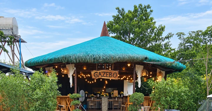Gazebo dining pavilion exterior